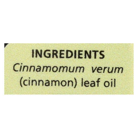 Aura Cacia Pure Essential Oil Cinnamon Leaf, 0.5 Fl Oz - Cozy Farm 