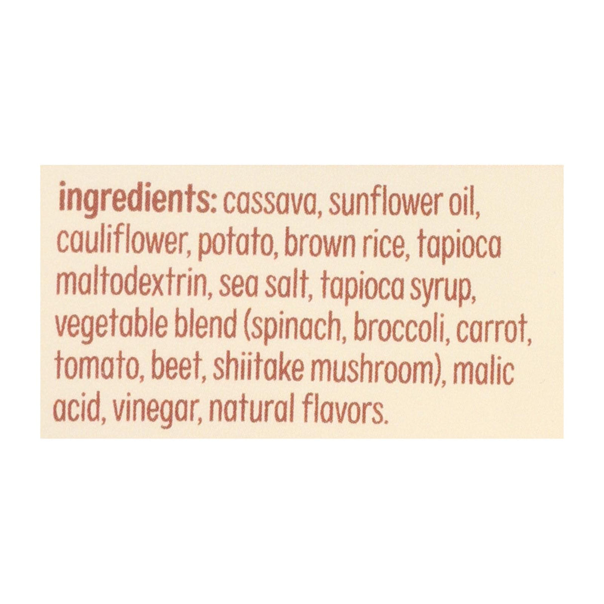 From The Ground Up Salt & Vinegar Cauliflower Chips (12 x 3.5 Oz.) - Cozy Farm 