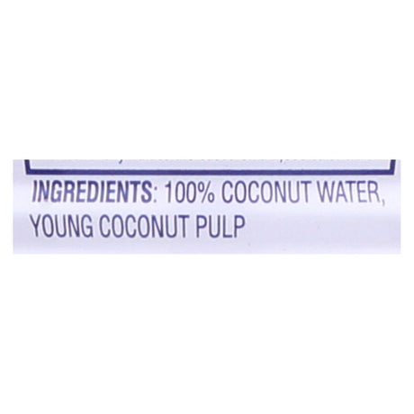 ZICO Pure Coconut Water with Pulp (Pack of 12 - 17.5 Fl Oz.) - Cozy Farm 