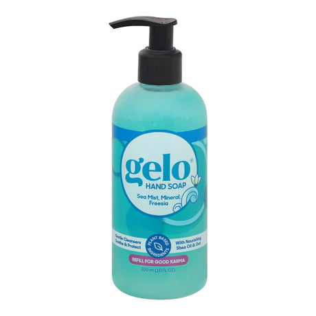 Gelo Gel Hand Soap Pump, Seamist Scent, 10 Fl Oz - Cozy Farm 