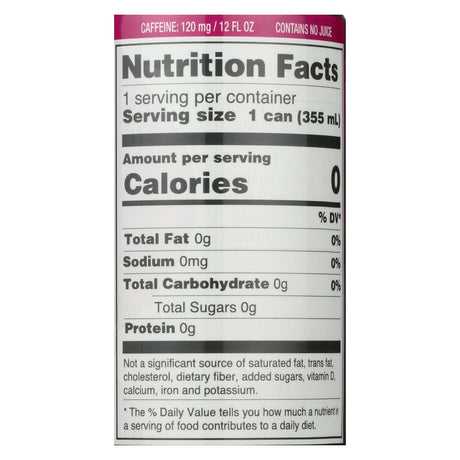 Zevia Zero Calorie Energy Drink, Raspberry Lime, 12 Fl Oz (Pack of 12) - Cozy Farm 
