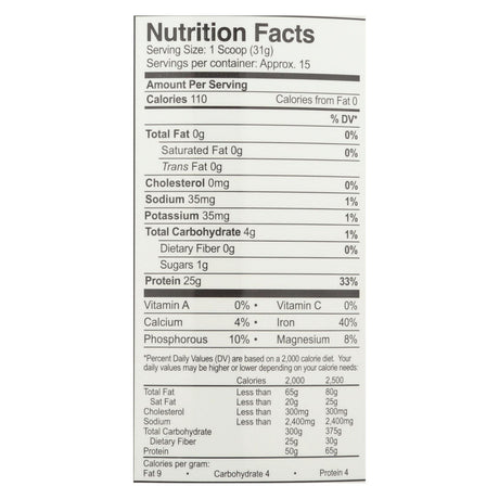 Growing Naturals Organic Raw Rice Protein - Vanilla Blast - 16.4 oz - Cozy Farm 