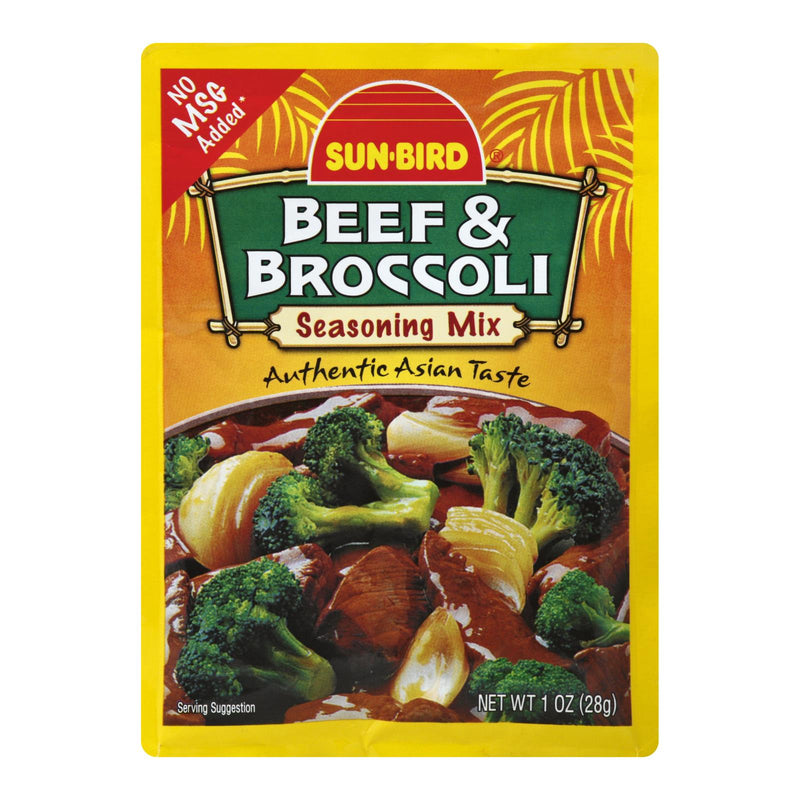 Sunbird Seasoning Mix - Beef and Broccoli - 1 Oz. - Case of 24 - Cozy Farm 