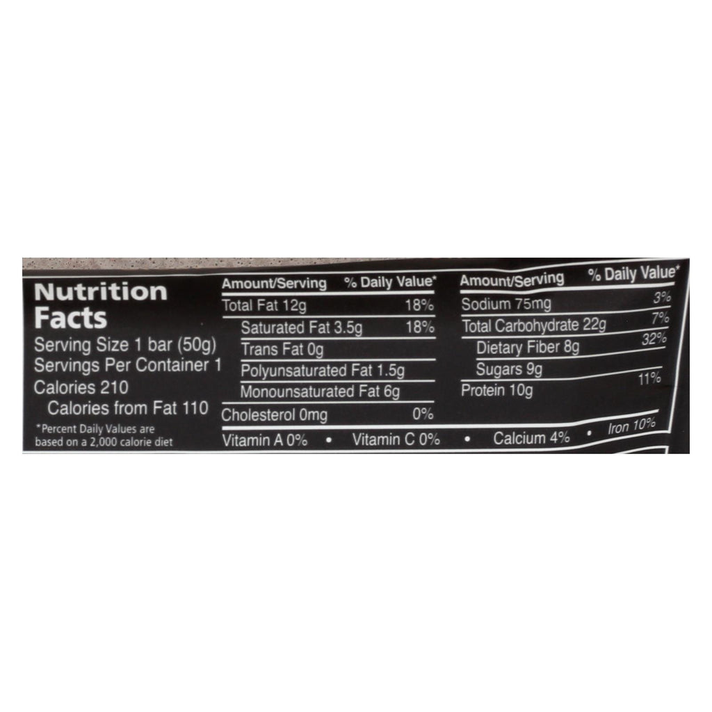 Zing Bars - Nutrition Bar - Dark Chocolate Hazelnut - 1.76 Oz Bars - Case Of 12 - Cozy Farm 