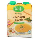 Pacific Natural Foods Free-Range Low Sodium Chicken Broth - 8 Fl. Oz. 6-Pack - Cozy Farm 