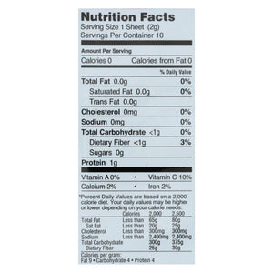 Gimmie Organic Roasted Seaweed Sushi Nori Wraps - Pack of 12 - Cozy Farm 