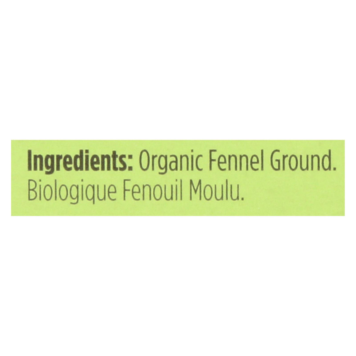 Spicely Organics Ground Fennel, 0.5 Oz. (Pack of 6) - Cozy Farm 