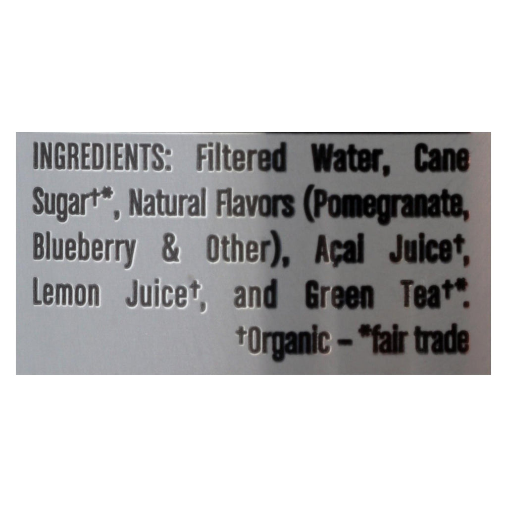 Steaz Lightly Sweetened Green Tea - Blueberry Pomegranate - Case Of 12 - 16 Fl Oz. - Cozy Farm 