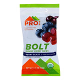 Pro Bar Bolt Energy Chews - Organic Berry Blast - 2.1 Oz - Case of 12 - Cozy Farm 