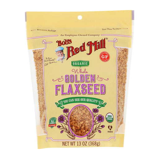 Bob's Red Mill Golden Flaxseeds (Pack of 4 ,13 oz) - Cozy Farm 