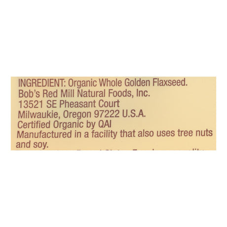 Bob's Red Mill Golden Flaxseeds (Pack of 4 ,13 oz) - Cozy Farm 