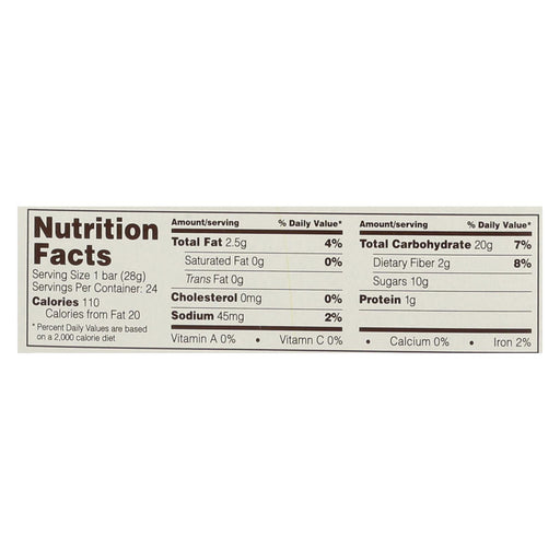 Nature's Bakery Blueberry Stone Ground Whole Wheat Fig Bars - 2 Ounce Pack of 12 - Cozy Farm 