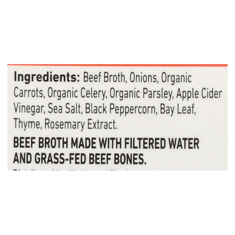Kettle & Fire Beef Bone Broth (6-Pack x 16.9 Oz.) - Cozy Farm 