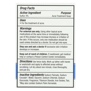 Grandpa's Thylox Acne Treatment Bar Soap with Sulfur - 3.25 Oz - Cozy Farm 