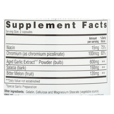 Kyolic Aged Garlic Extract Blood Sugar Balance Capsules (100 Capsules) - Cozy Farm 