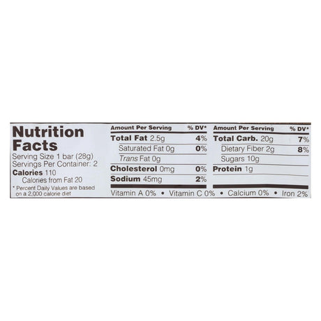 Nature's Bakery Stone Ground Whole Wheat Raspberry Fig Bar - 2 Oz - Case Of 12 - Cozy Farm 