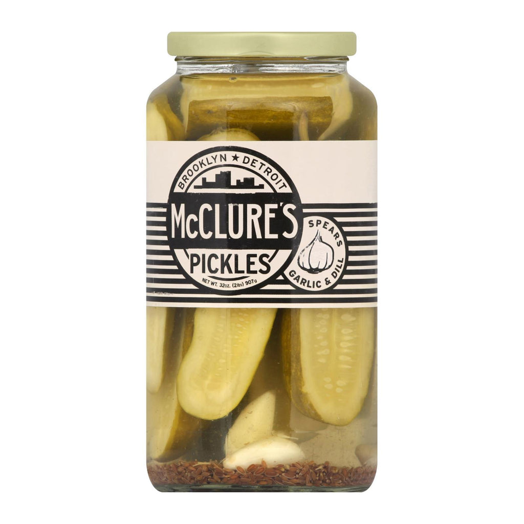 Mcclure's Pickles Garlic Dill (Pack of 6) - 32 Oz. - Cozy Farm 