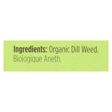 Spicely Organics Organic Dill Weed Seasoning, 6-pack, 0.1 Oz. Each - Cozy Farm 