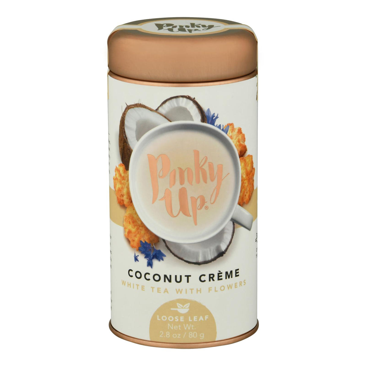 Pinky Up - Tea Loose Leaf Coconut Cream - Case Of 6-2.8 Oz - Cozy Farm 