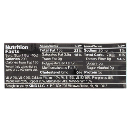 Kind Nuts And Spice Bar - 1.4 Oz. - Case Of 12 - Cozy Farm 