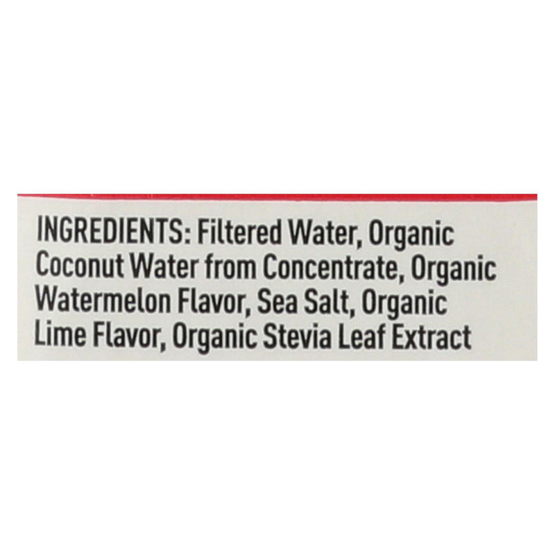 Nooma Electrolyte Drink - Organic - Watermelon Lime - Case of 12 - 16.9 fl.oz, 0.9° - Cozy Farm 