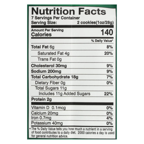 Tate's Bake Shop Butter Crunch Cookies, 7 Oz. Pack of 12 - Cozy Farm 