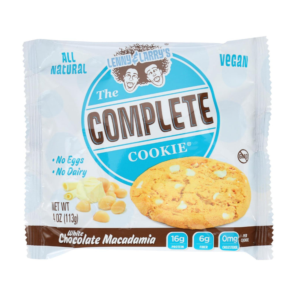 Lenny And Larry's The Complete Cookie - White Chocolate Macadamia - 4 Oz - Case Of 12 - Cozy Farm 