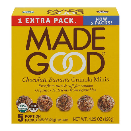 Made Good Mini Chocolate Granola Bars - Case of 6 - 0.85 oz Each - Cozy Farm 