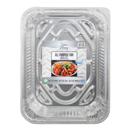 Durabile Foil Alum Pan with Lid (12 Pack) - Cozy Farm 