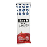 That's It Apple & Blueberry Fruit Bar - 1.2 oz - Case of 12 - Cozy Farm 