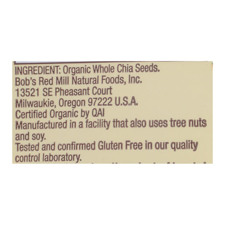 Bob's Red Mill Chia Seeds, Rich in Omega-3 Fatty Acids, 12 Oz Pack (5-Pack) - Cozy Farm 