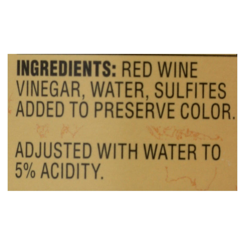 Reese Premium Aged Red Wine Vinegar (Pack of 6 - 12.7 Fl Oz.) - Cozy Farm 
