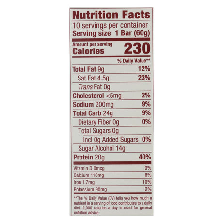 ThinkThin Cookies and Cream High-Protein Bar (Pack of 10 - 2.1 Oz) - Cozy Farm 