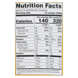 Hippie Snacks Original Cauliflower Crisps (8 Pack - 2.5 Oz. Bags) - Cozy Farm 