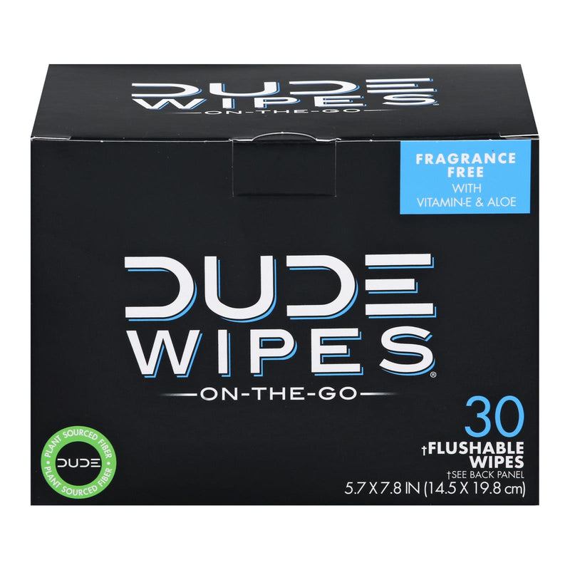 Dude Wipes - Wipes Travel Singles - 30 Count - Cozy Farm 