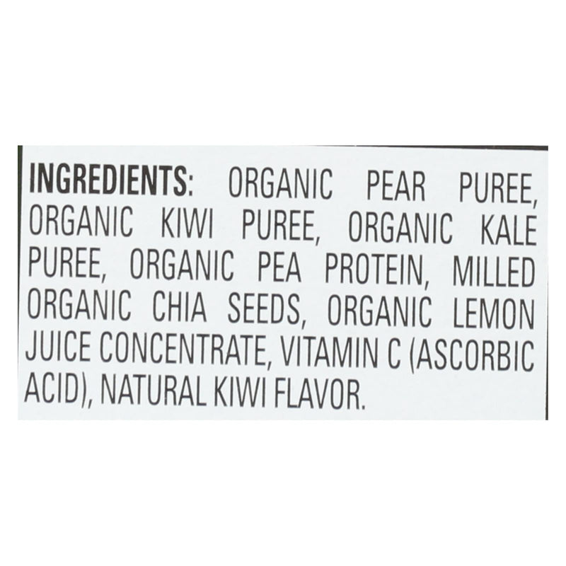 Happy Tot Organic Fiber & Protein Toddler Food, Stage 4 - Pear, Kiwi, & Kale - 4 Oz. (16-Pack) - Cozy Farm 