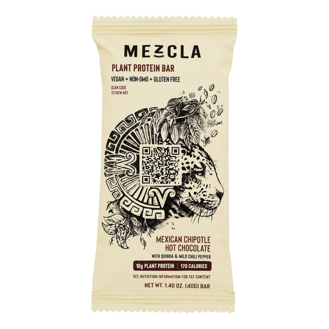 Mezcla - Prot Bar Mexican Hot Chocolate - Case Of 15-1.4 Oz - Cozy Farm 