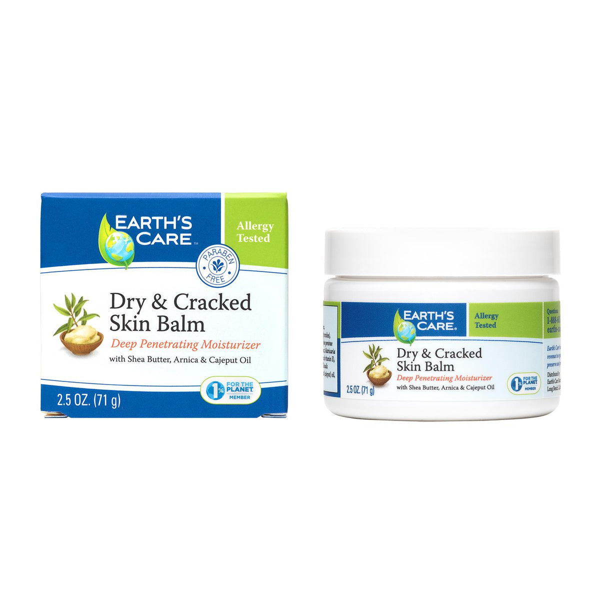 Earth's Care Dry and Cracked Skin Balm - 2.5 oz Relief - Cozy Farm 