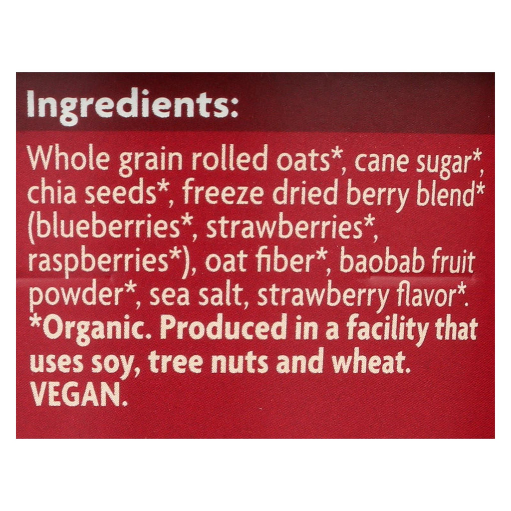 Nature's Path Organic Hot Oatmeal -summer Berries Boost - Case Of 12 - 1.94 Oz - Cozy Farm 