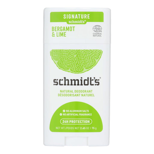 Schmidt's Deodorant Brument & Lime Stick - 1 Pack (1 Each) - 2.65 Oz - Cozy Farm 
