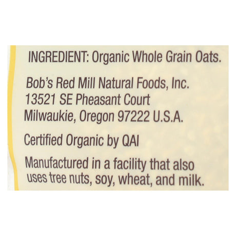 Bob's Red Mill Organic Steel Cut Oatmeal, 24oz Bag (Pack of 4) - Cozy Farm 