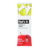 That's It Apple and Pear Fruit Bars - Case of 12 - 1.2 oz Each - Cozy Farm 