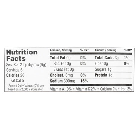 La Preferida Classic Taco Seasoning for Perfect Tacos - Case of 12 (1.25 Oz per Packet) - Cozy Farm 