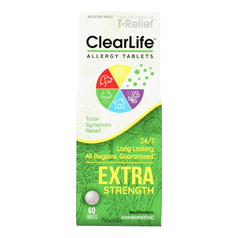 Clearlife Medinatura Tabs Allergy Relief Extra Strength - 1 Pack (60 Tablets) - Cozy Farm 