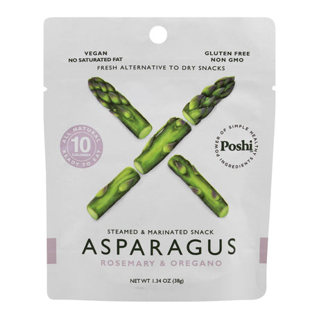 Poshi Snack Asparagus-Shaped Veggie Owl Bites - 10 Pack, 1.34 Oz Each - Cozy Farm 