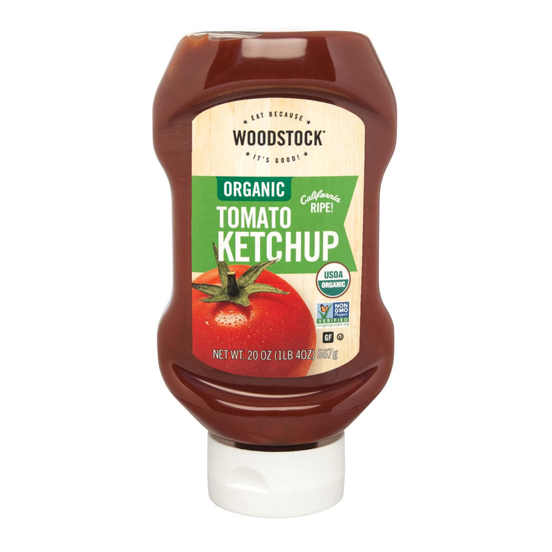 Woodstock Organic Tomato Ketchup, 20 Oz (Pack of 12) - Cozy Farm 