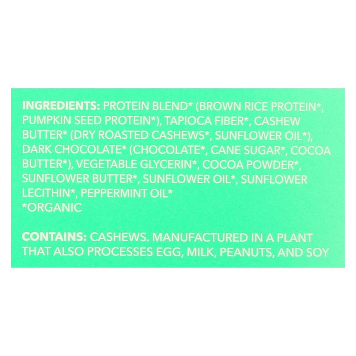 Aloha - Plt Protein Bar Chocolate Mint (Pack of 12) 1.98 Oz - Cozy Farm 