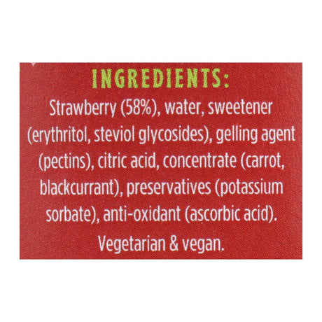 Good Good Jam Strawberry No Sugar (Pack of 6 - 12 oz) - Cozy Farm 