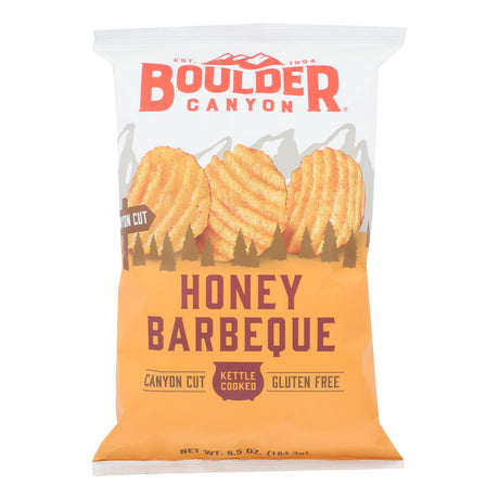Boulder Canyon Natural Foods 6.5 oz Honey BBQ Chips (Pack of 12) - Cozy Farm 