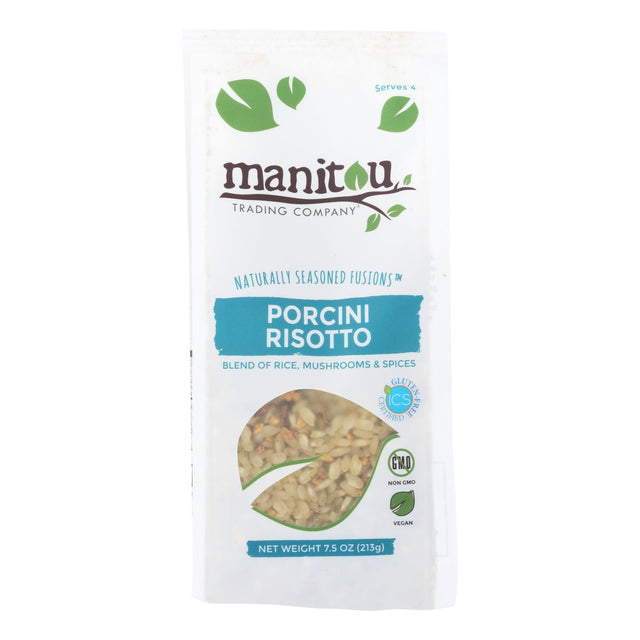 Manitou Trading Company Porcini Risotto - Case Of 6 - 7.5 Oz - Cozy Farm 